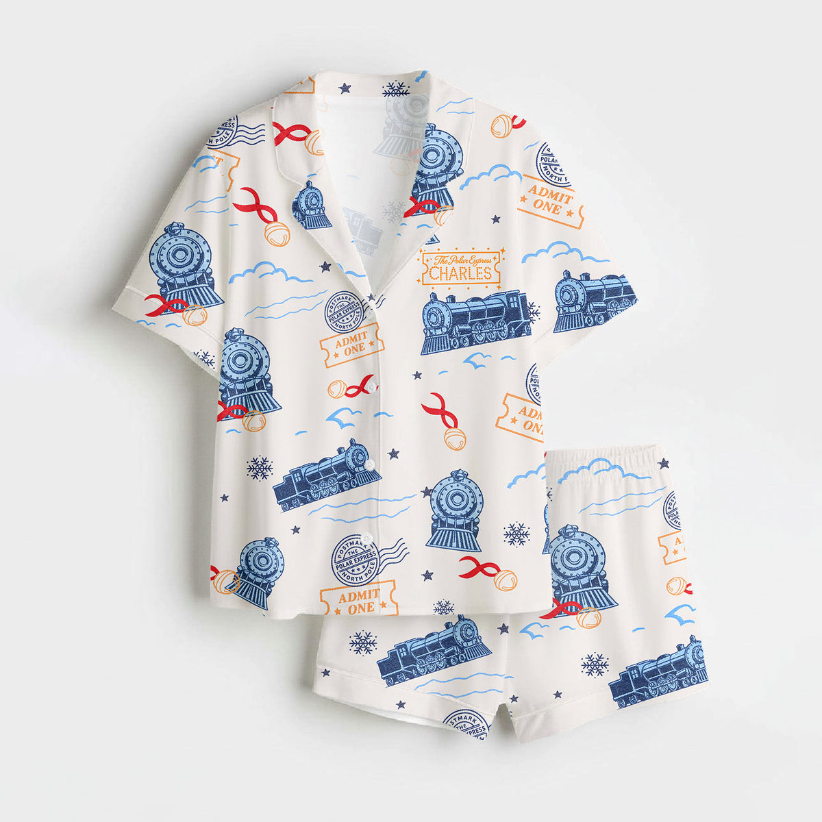 Personalize Polar Express Train Ride Pajamas
