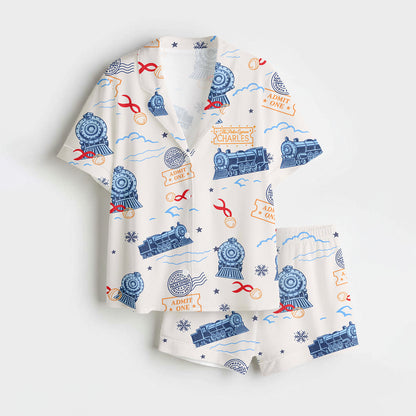 Personalize Polar Express Train Ride Pajamas