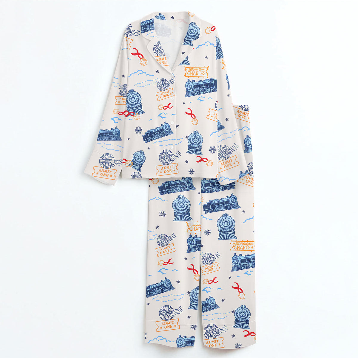 Personalize Polar Express Train Ride Pajamas