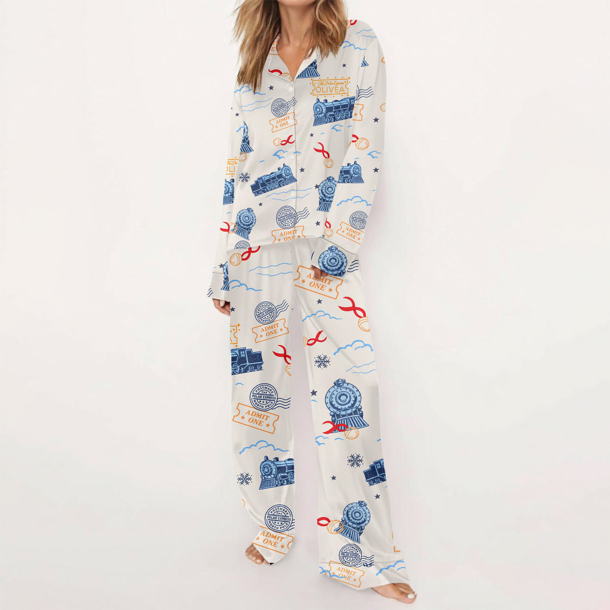 Personalize Polar Express Train Ride Pajamas