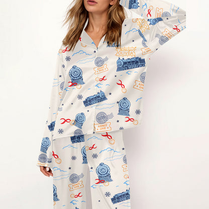Personalize Polar Express Train Ride Pajamas
