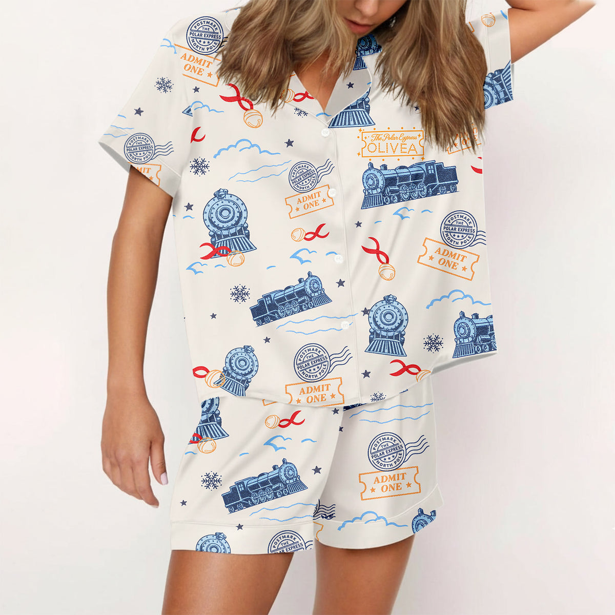 Personalize Polar Express Train Ride Pajamas