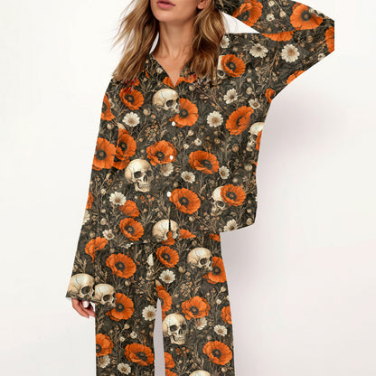 Skull & Poppy Pajama Set