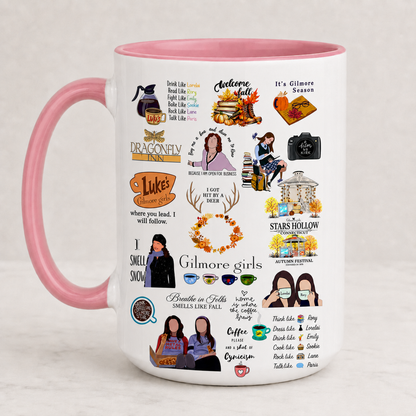 Gilmore Girls Accent Mug, Stars Hollow Ceramic Mug