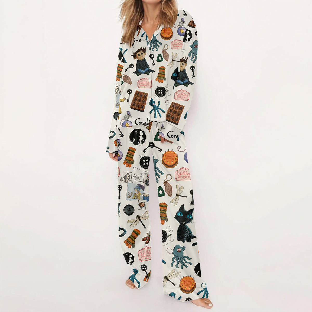 Coraline Blue Night Pajamas